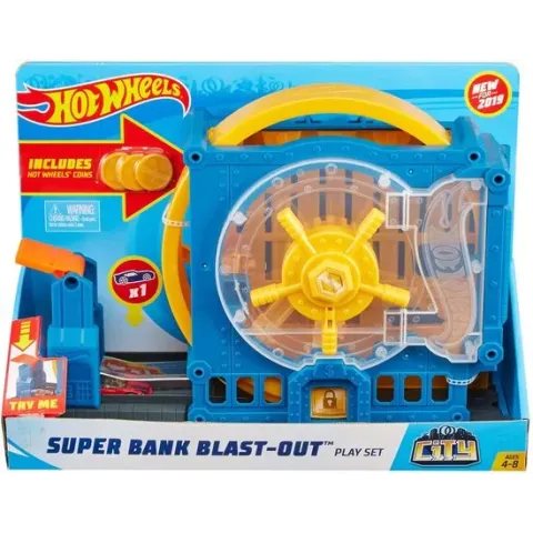 Hot Wheels City Super Bank Blast Out - Speelset