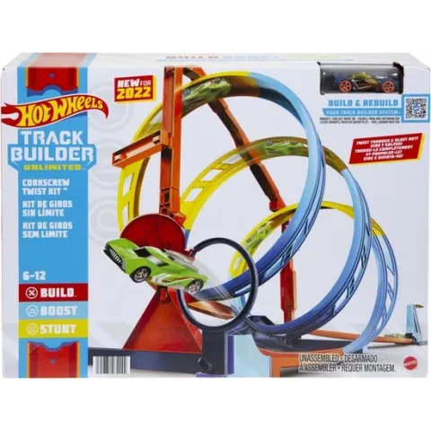 Hot Wheels Track Builder Unlimited Kurkentrekkerset Twist Kit