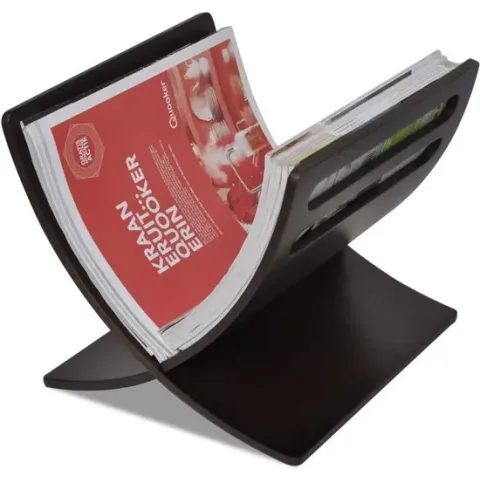 Houten tijdschriftenrek (bruin)