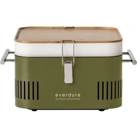 Houtskoolbarbecue Cube - Khaki - Everdure