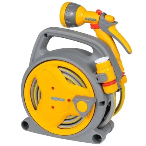 Hozelock Pico Reel - 10 meter haspel met aansluitstukken en broes met 5 sproeistanden