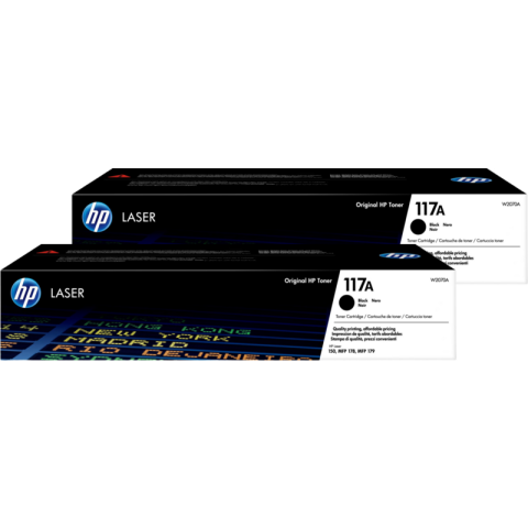 HP 117A Toner Zwart Duo pack