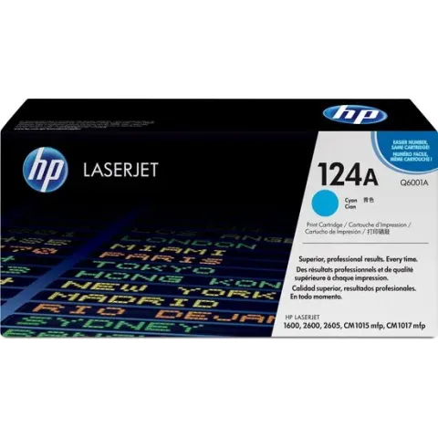 HP 124A - Tonercartridge / Cyaan