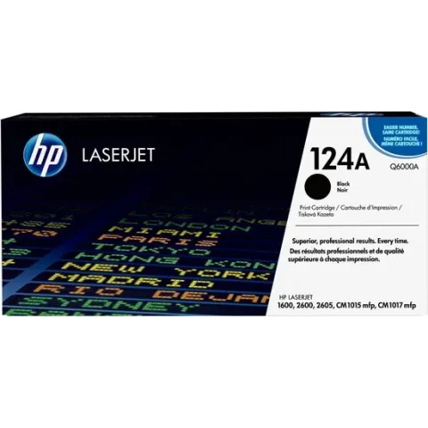 HP 124A - Tonercartridge / Zwart