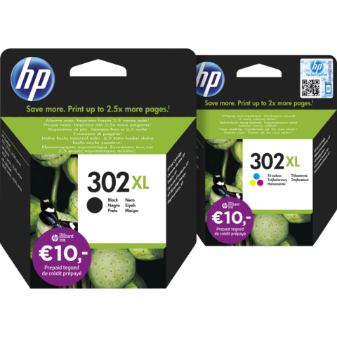 HP 302XL Cartridge Combo Pack