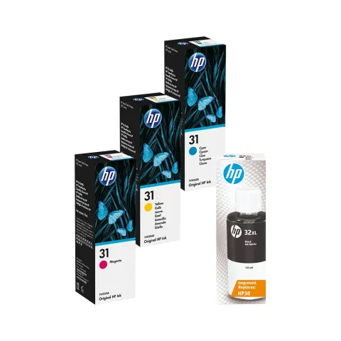 HP 32XL + HP31 Inktflesjes Combo Pack