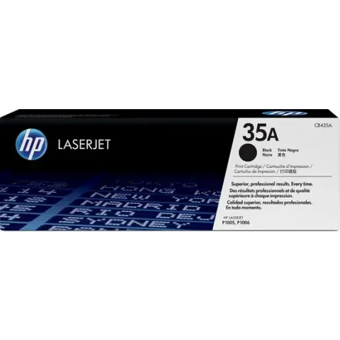 HP 35A - Tonercartridge / Zwart / 2 Pack