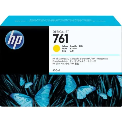 HP 761 - Inktcartridge / Geel (CM992A)