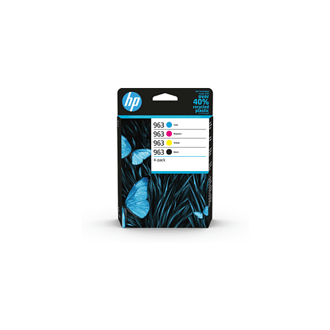 HP 963 4-pack originele inktcartridges zwart/cyaan/magenta/geel