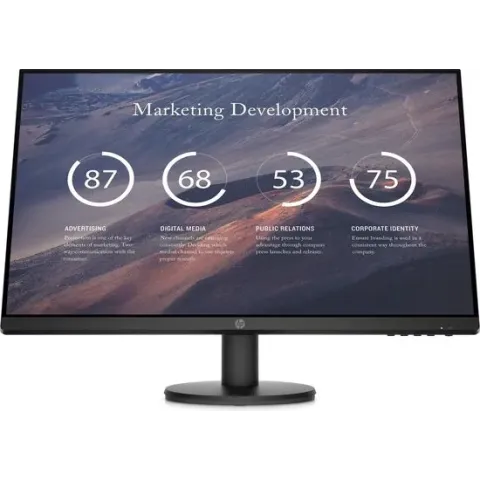 HP P27v G4 Monitor 68,6 cm (27") 1920 x 1080 Pixels Full HD LCD Zwart
