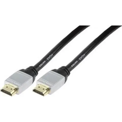 HQ - 1.4 High Speed HDMI kabel  - 0.75 m - Zwart