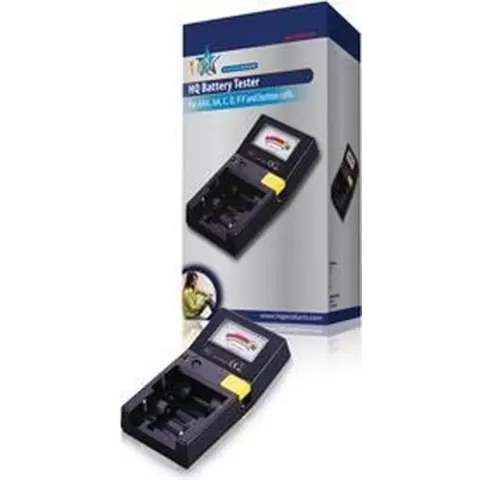 HQ BAT-TESTER5 vermogen / batterij tester Zwart