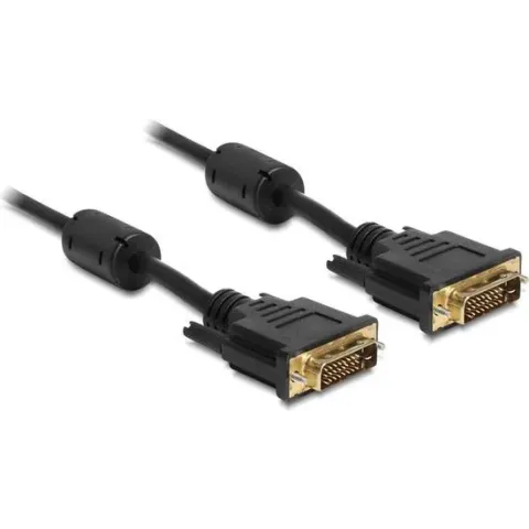 HQ - DVI-D Beeldscherm Kabel - zwart - 1 meter