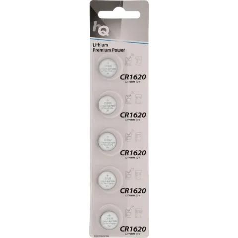 HQ HQCR1620/5BL household battery Single-use battery CR1620 Lithium 3 V