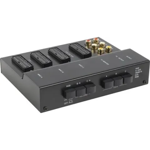 HQ HQSS0054 Zwart kabeladapter/verloopstukje