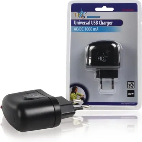 HQ P.SUP.USB401 oplader voor mobiele apparatuur Binnen Zwart