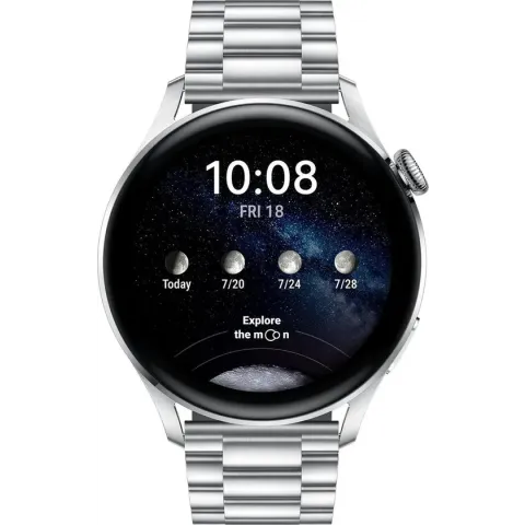 Huawei Watch 3 Elite – Smartwatch – eSIM – 46mm – Stainless steel