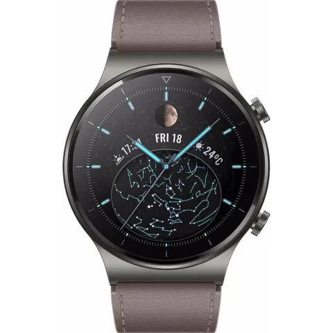 Huawei Watch GT 2 Pro - Smartwatch - 46 mm -  Grijs/Bruin