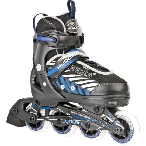 Hudora Inlineskate Leon Skeelers Blauw/Zwart maat 29-32