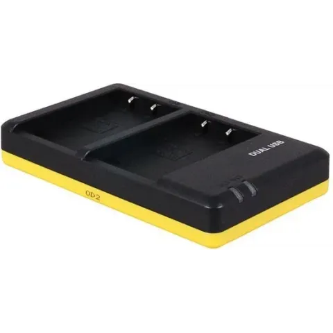 Huismerk Duo oplader voor 2 camera accu's Olympus BLS-5 / BLS-50