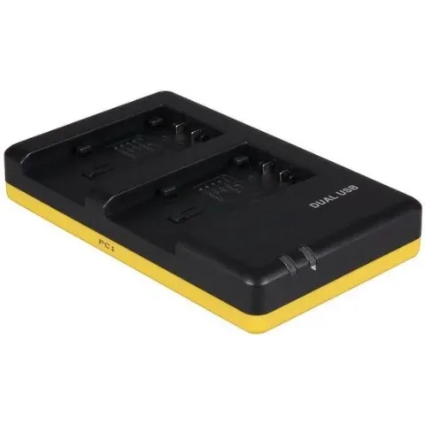 Huismerk Duo oplader voor 2 camera accu's Panasonic VW-VBK180 en VW-VBK360