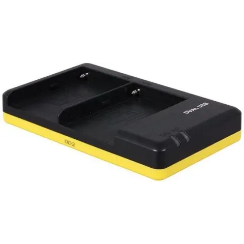 Huismerk Duo oplader voor 2 camera accu's Sony NP-FM50, NP-QM71, NP-QM91