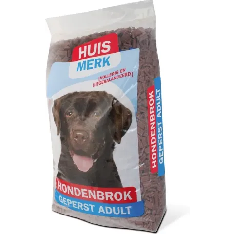 Huismerk Hondenbrok Geperst Adult - 20 KG