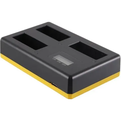 Huismerk Triple Lader Canon LP-E8 - Laadt 3 accu's, ook tegelijkertijd