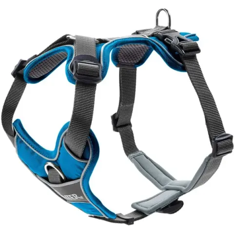 Hunter Harnas Divo Blauw&Grijs - Hondentuig - 72-100 cm
