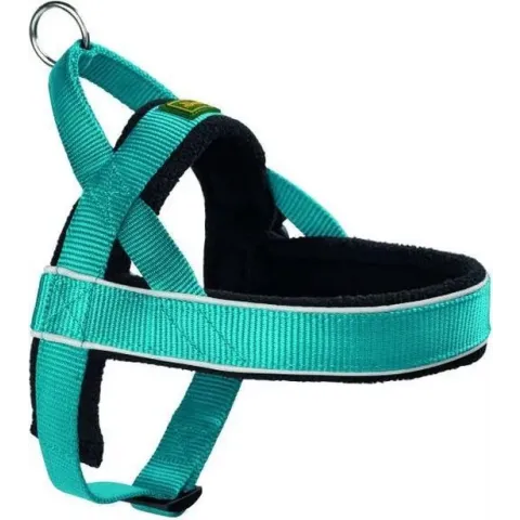 Hunter Harnas Norweger Racing Nylon - Small - 42-53x2.0x2 cm - Petrol Blauw/Zwart