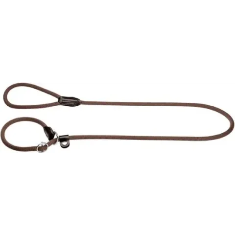 Hunter Retrieverlijn met Stop Freestyle - 8 mm x 170 cm - Bruin