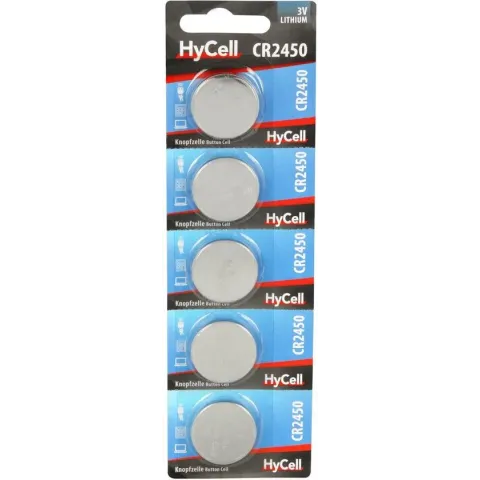 CR2450 Knoopcel Lithium 3 V HyCell CR2450 5 stuk(s)