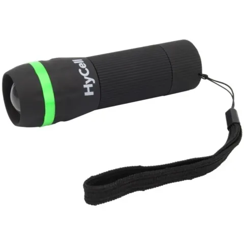 HyCell Hyce Zoom-Flashlight 1W-LED bk
