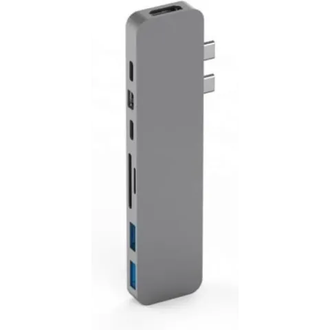 Hyper Pro hub voor USB C - Space Grey