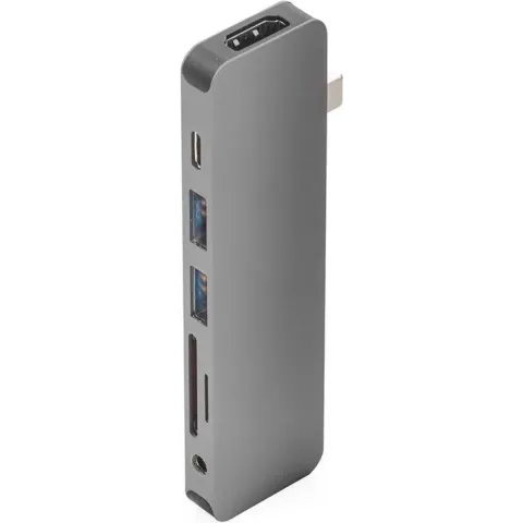 Hyper Solo Hub 7 in 1 voor Macbook & USB-C devices - Space Grey