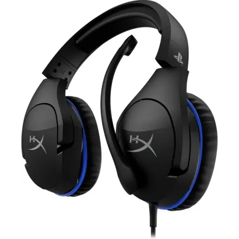 HyperX Cloud Stinger Gaming Headset - Official Licensed PS4 - Zwart/Blauw