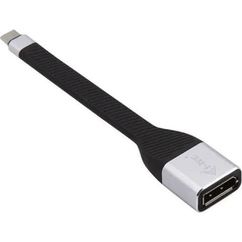 i-tec C31FLATDP60HZ video kabel adapter USB Type-C DisplayPort Zwart
