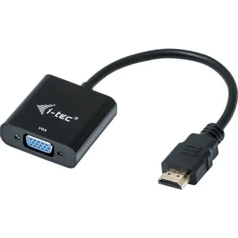 i-tec HDMI VGA - Kabeladapter/verloopstukje - HDMI - VGA - Zwart