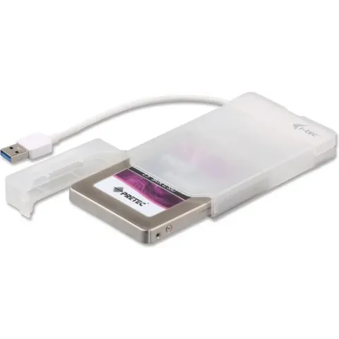 i-tec MYSAFEU314 behuizing voor opslagstations 2.5'' HDD-/SSD-behuizing Wit