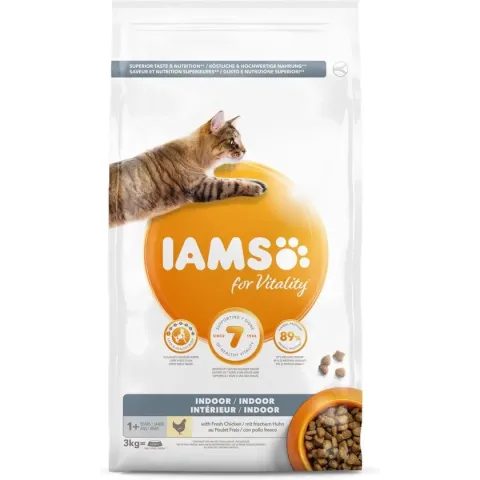 Iams Cat Adult indoor - Kip - 3 kg