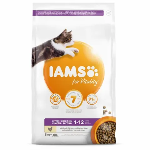 Iams Cat Kitten - Kattenvoer - Kip 3 kg