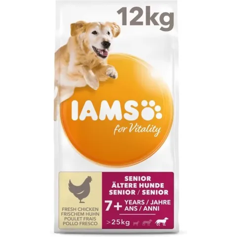 Iams Dog Senior Large Kip 12 kg