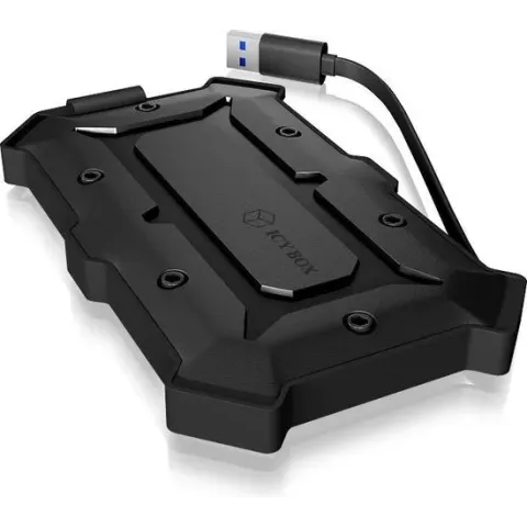 ICY BOX IB-276U3 2.5'' HDD-/SSD-behuizing Zwart