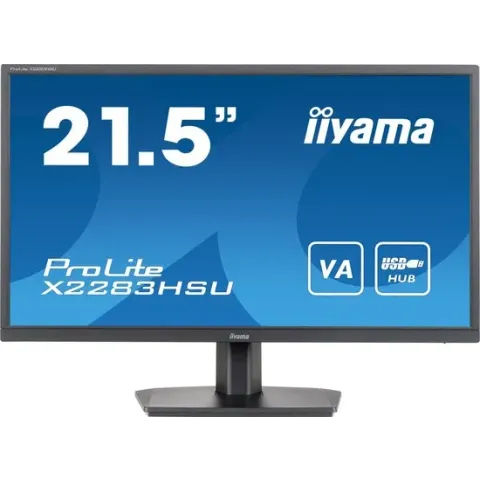 iiyama ProLite X2283HSU-B1 computer monitor 54,6 cm (21.5") 1920 x 1080 Pixels Full HD LCD Zwart