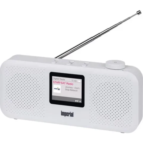 Imperial Dabman 16 wit DAB+ stereo radio, FM, alarm, sleeptimer