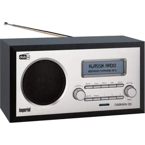 Imperial DABMAN 30 Persoonlijk Analoog & digitaal Zwart, Zilver radio