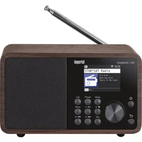 Imperial DABMAN i160 DAB+ en internetradio met bluetooth - hout