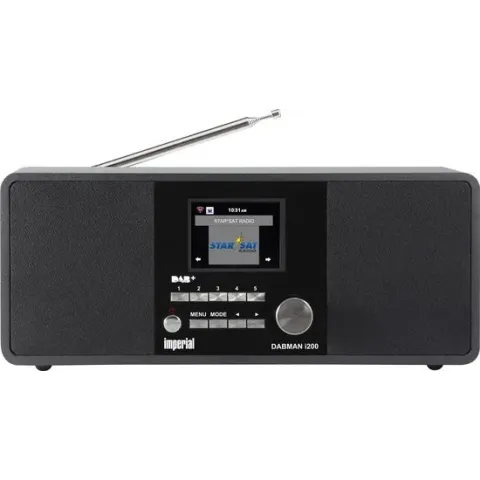 Imperial DABMAN i200 - DAB+ FM + internet radio - Zwart