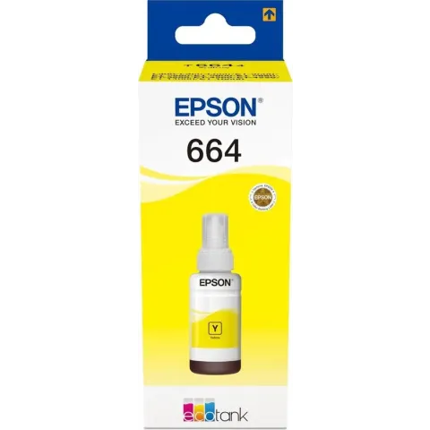 Ink/T6641 4xColour Bottles 70ml YL