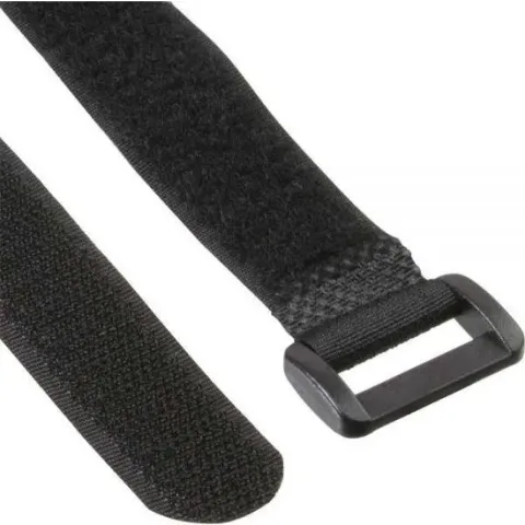 InLine 59945E kabelbinder Klittenband Zwart 10 stuk(s)
